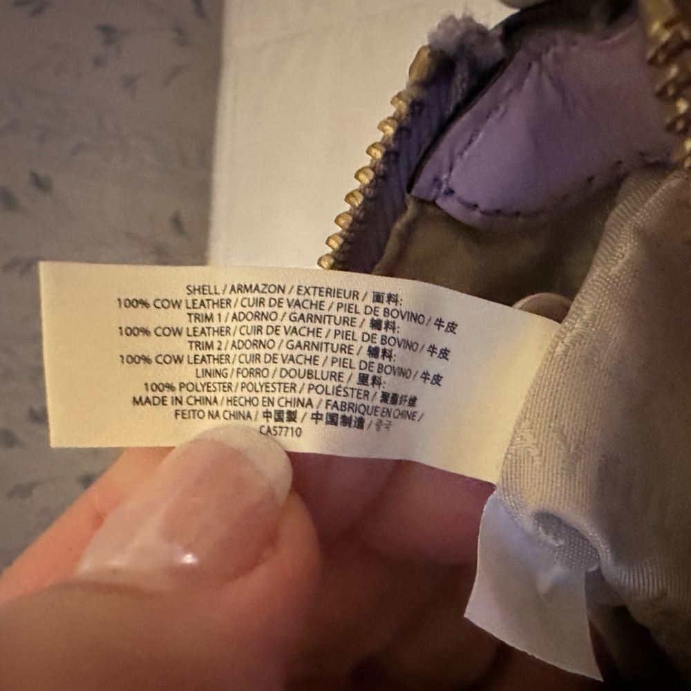 Kate Spade Patent Purple Crossbody w/Storybook Lining - Picture 14 of 14